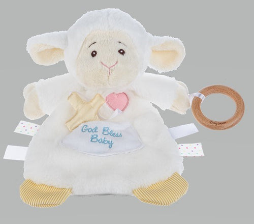 Plush-Lamb Sensory Toy/God Bless Baby (12