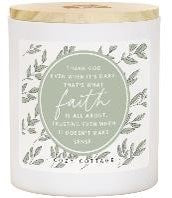 Candle-Faith Is About Leaves-Cozy Cottage Scent