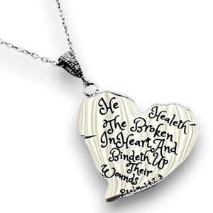 Necklace-Tree Heart-Heal (Womens) (18")