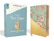 NIV True Images Bible For Teen Girls-Turquoise/Gold Leathersoft