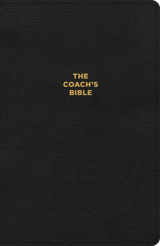 CSB Coach's Bible-Black LeatherTouch