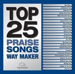 Audio CD-Top 25 Praise Songs Waymaker