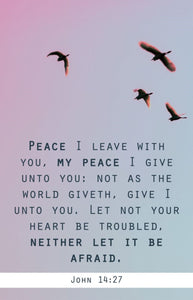 Bulletin-Peace I Leave With You. My Peace I Give Unto You (Pack Of 100)