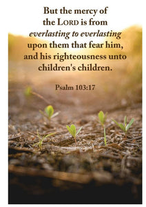 Bulletin-But The Mercy Of The Lord Is From Everlasting To Everlasting (Pack Of 100)