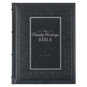 NLT Family Heritage Bible-Black Hardcover