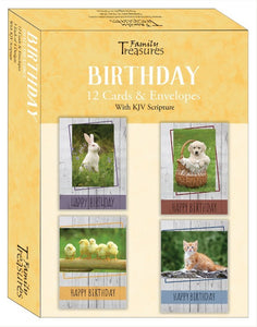 Card-Boxed-Birthday-Small Creatures (Box Of 12)