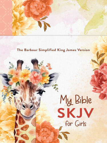 KJV Simplified Bible: My Bible For Girls-Floral Giraffe Design Hardcover