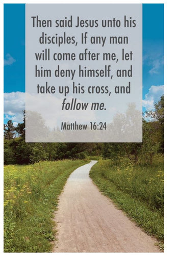 Bulletin-Follow Me/Then Said Jesus Unto His Disciples... (Pack Of 100)