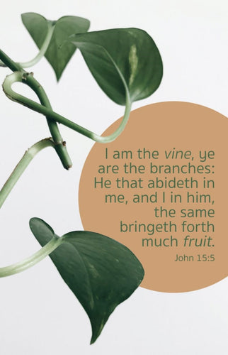 Bulletin-Much Fruit/I Am the Vine  Ye Are The Branches... (Pack Of 100)