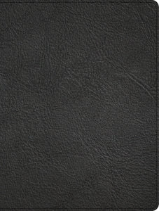 CSB Men Of Character Bible (Revised and Updated)-Black Genuine Leather