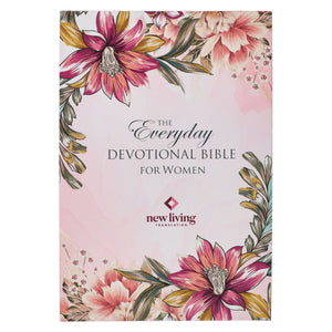 Devotional Bible NLT For Women-Softcover-Floral