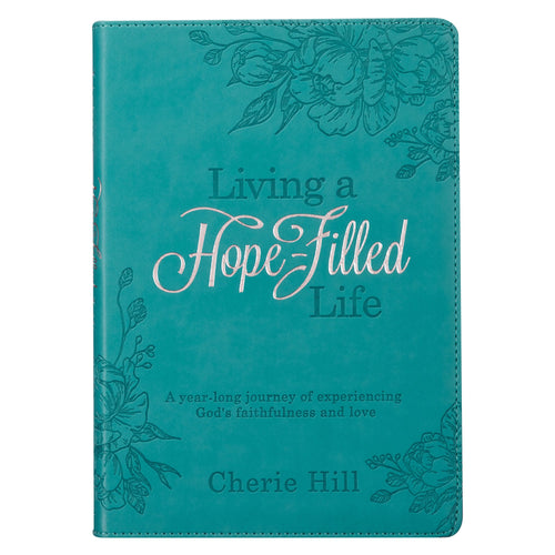 Devotional-Living A Hope-Filled Life-Faux leather