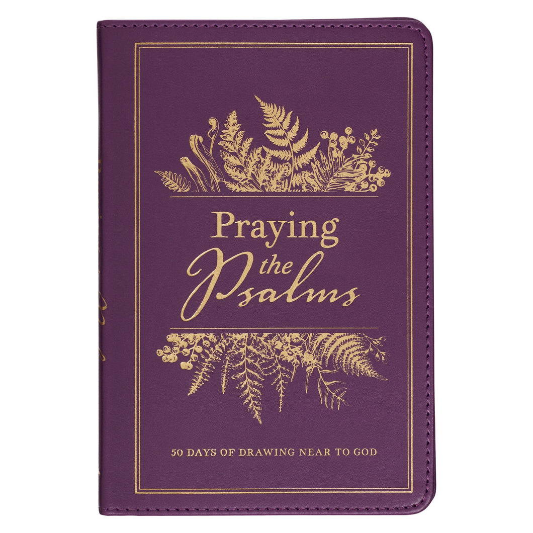 Devotional Gift Book-Praying The Psalms-Faux Leather