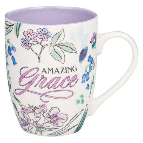 Mug-Budget-Amazing Grace-Purple Floral (MUG1053)