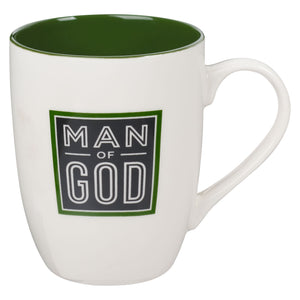 Mug-Budget-Green/Black-Man Of God-1 Tim. 6:11