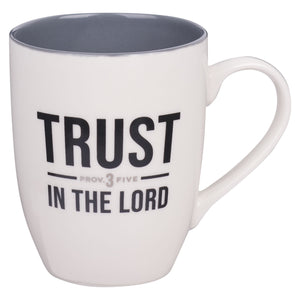 Mug-Budget-Trust In The Lord (Proverbs 3:5)-Black (MUG1071)