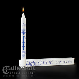 Candle-Baptismal Light Of Faith (3/4" x 9 1/4")