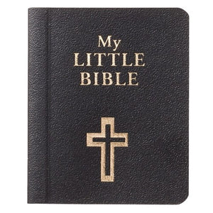 My Little Bible-Black (2" x 2.5") (Pack Of 10)