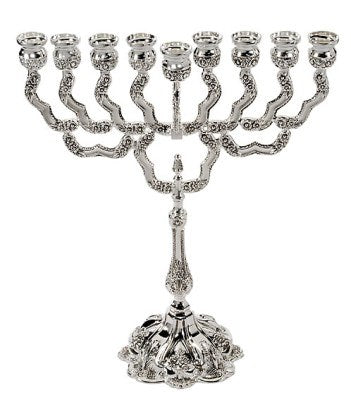 Menorah-Light Of World Hanukkah (9 Branched) (11.5