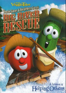 DVD-Veggie Tales: Big River Rescue-Tomato Sawyer & Huckleberry Larry