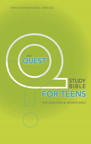 NIV Quest Study Bible For Teens-Hardcover