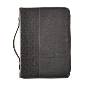 Bible Cover-Classic Luxleather-Guidance-Black-MED