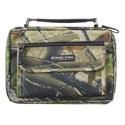 Bible Cover-Stand Firm-MED-Camo
