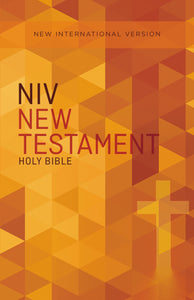 NIV Outreach New Testament-Orange Cross Softcover
