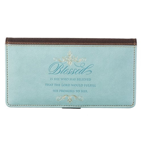 Checkbook/Wallet-Blessed-Gray
