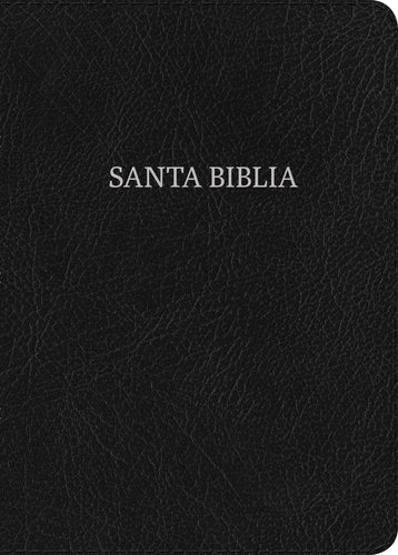 RVR 1960 Hand Size Giant Print Bible (Biblia Letra Grande Tamano Manual)-Black Bonded Leather Indexed