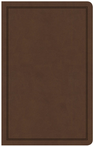 CSB Deluxe Gift Bible-Brown LeatherTouch