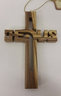 Cross-Olive Wood-Jesus (4