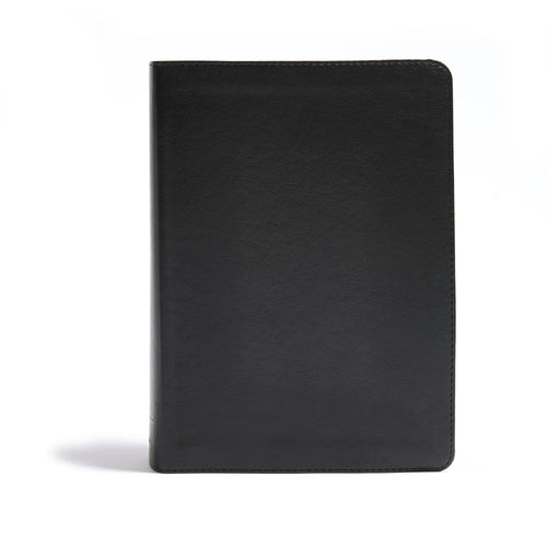 CSB He Reads Truth Bible-Black LeatherTouch Indexed