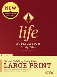 NIV Life Application Study Bible/Large Print (Third Edition) (RL)-Hardcover