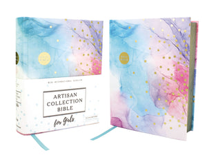 NIV Artisan Collection Bible For Girls (Comfort Print)-Multicolor Cloth Over Board