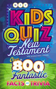 NIV Kids' Quiz New Testament (Comfort Print)-Softcover