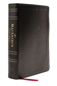 NASB MacArthur Study Bible (2nd Edition) (Comfort Print)-Black Leathersoft