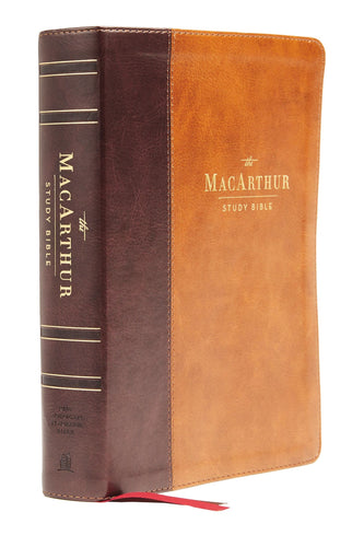 NASB MacArthur Study Bible (2nd Edition) (Comfort Print)-Mahogany Leathersoft