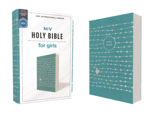 NIV Holy Bible For Girls/Soft Touch Edition (Comfort Print)-Teal Leathersoft