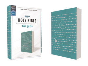 NIV Holy Bible For Girls/Soft Touch Edition (Comfort Print)-Teal Leathersoft