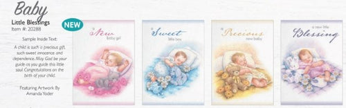 Card-Boxed-Baby-Little Blessings (Box Of 12)