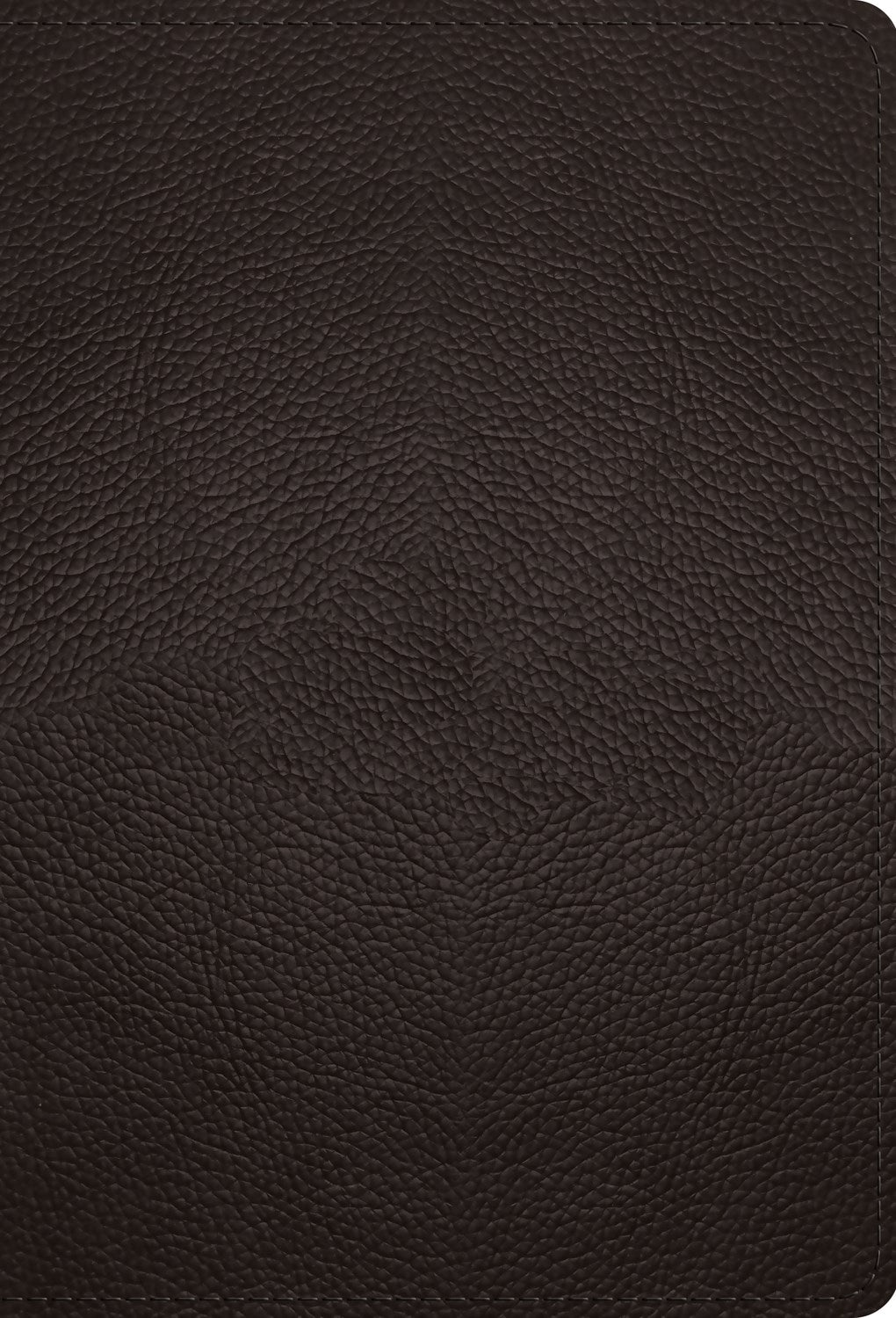 ESV Large Print Compact Bible-Deep Brown Buffalo Leather