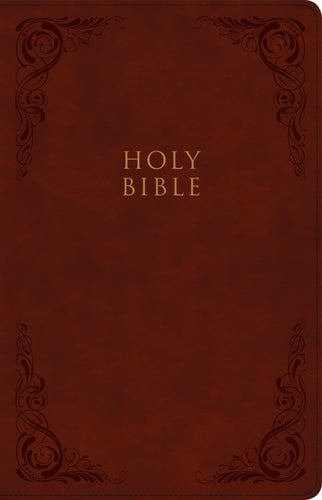 CSB Large Print Personal Size Reference Bible-Burgundy LeatherTouch