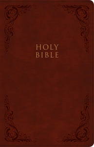 CSB Large Print Personal Size Reference Bible-Burgundy LeatherTouch