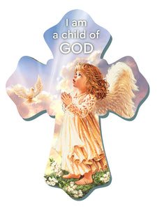 Wall Cross-Child Of God (6" x 8")