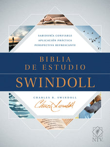 NTV Swindoll Study Bible (Biblia De Estudio Swindoll)-Brown/Tan LeatherLike Indexed