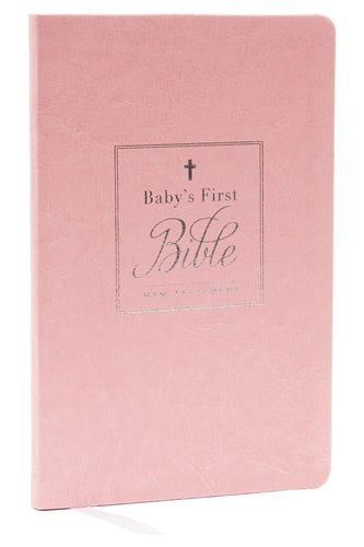 KJV Baby's First New Testament (Comfort Print)-Pink Hardcover
