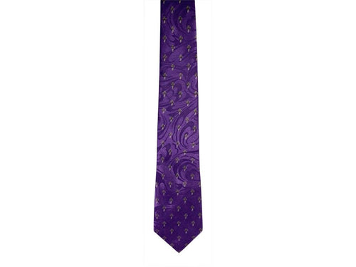 Tie-Cross-Polyester-Purple