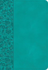 NASB 2020 Large Print Compact Reference Bible-Teal Leathertouch