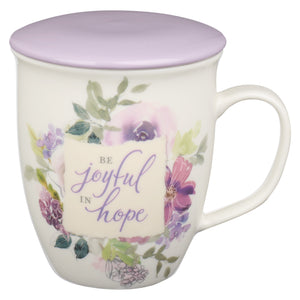 Mug-Be Joyful In Hope w/Lid (Romans 12:12) (MUG848)